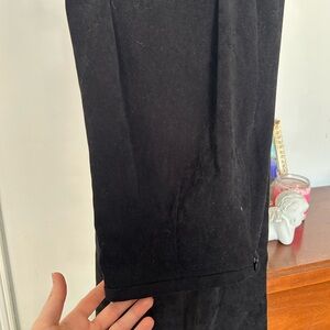 Vintage suede max skirt